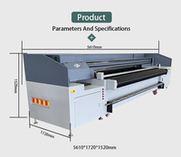 Imprimante UV numérique 3200HR, machine d'impression UV à rouleaux, imprimante à plat UV avec impression à jet d'encre LED pour plastique et tapis