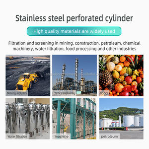 Tabung Filter Stainless Steel Tahan Asam Alkali Presisi Tinggi yang Dapat Disesuaikan dengan Jaring Berlubang, Filtrasi 99% - Product Image 6