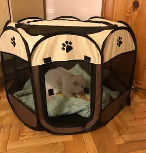 Pagar Anjing Tahan Lama Playpen Pagar Anak Anjing Pena Bermain Obral Besar Produk Hewan Peliharaan Grosir Inclosure Kucing Luar Ruangan