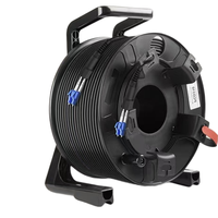Câble à fibres optiques HANKE en matériau TPU blindé multimode OM3 6 cœurs, diamètre extérieur de 5,0 mm, bobine de câble, connecteur LC pour 5G