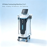 V9 MAX Vela Body Shape, appareil de perte de poids par aspiration, cavitation 80k, rouleau amincissant, massage modelant