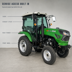 Tractor Agrícola Compacto de 50HP con Tracción en las 4 Ruedas y Arado de Discos para Cultivo de Campos - Product Image 4