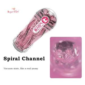 SUGARFLIRT Yetişkin Seks Oyuncakları Gerçekçi Mastürbasyon Kabı Yüksek Esneklikli İtme Görünür Dalga Jöle Seks Oyuncakları Erkekler İçin - Product Image 4