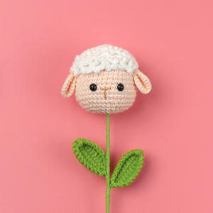 ชุดตุ๊กตาถักโครเชต์รูปสัตว์เลี้ยงในฟาร์ม วัว หมู ไก่ - Product Image 3