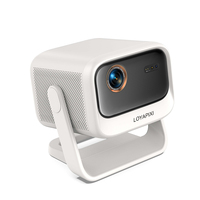Mini Proyector GTV 2026 con Android 11.0, Batería, 3 Láseres RGB, Cine en Casa, 1000 ANSI de Brillo, con Soporte Ajustable