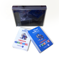 Cartes à jouer en plastique imperméables personnalisées de grande qualité avec impression Pantone, avec boîte, écologiques, durables, pour la famille