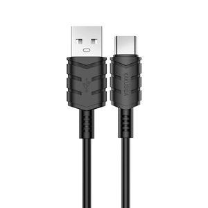 Kakusiga <b>Type</b> <b>C</b> Charging And Sync <b>Cable</b> 2m 3a Black Ksc 716 - Product Image 1