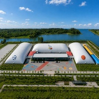 Dôme sportif multi-usages autoportant en PVDF, directement de l'usine, pour terrains de football, de tennis et de basketball intérieurs