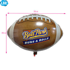 Globos de Helio con Forma de Balón de Fútbol y Rugby, con Logotipo Personalizado Impreso, para Decoraciones de Cumpleaños, Navidad y Promocionales - Product Image 6