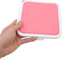 Boîte à sandwich en silicone sans BPA avec fermeture à clipser, réutilisable pour le déjeuner