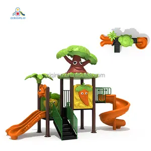 LLDPE Plastic Kids Outside Play Area Plastic Backyard Outdoor Games Playground Equipment For Park