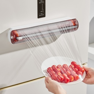 Découpeur de film alimentaire à ventouse pour cuisine, outil indispensable pour couper le film alimentaire et la papier d'aluminium, avec support de rangement - Product Image 2