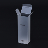 Boîte d'emballage personnalisée en plastique PP transparent givré pour rouge à lèvres, crème pour le visage et huile essentielle, avec matériaux recyclés, tailles sur mesure