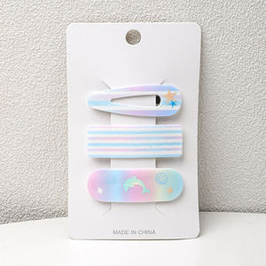 Mio คลิป bb รูปการ์ตูนน่ารัก3ชิ้น/เซ็ตคลิปหนีบผมลายปลาชุดกิ๊บโลหะด้านข้างสำหรับเด็กแฟชั่นเครื่องประดับสำหรับเด็กผู้หญิง - Product Image 4