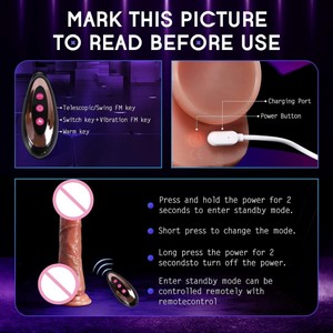 هزاز سيليكون واقعي بـ10 حركات دفع و10 اهتزازات، لعبة جنسية ناعمة للنساء مع تحفيز للنقطة G والشرج - Product Image 5