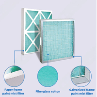 Rouleau de filtre multi-couches pour cabine de peinture G3 MERV 5, haute capacité de retenue de poussière pour une durée de vie prolongée du filtre, à remplacer