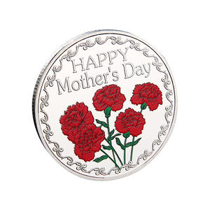 เหรียญที่ระลึกชุบทองหล่อโลหะผสมสังกะสีทางศาสนาวันแม่กำหนดเองได้โดยตรงจากโรงงาน - Product Image 1