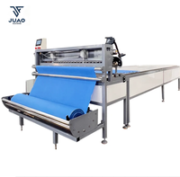 Table de découpe numérique automatique JUAO pour tissus avec PLC et moteur 220V, capacité 500 m²/h pour la découpe de textiles