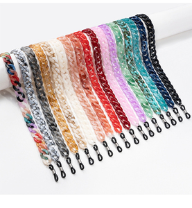Chaîne de <span class=keywords><strong>lunettes</strong></span> en acrylique à la mode <span class=keywords><strong>pour</strong></span> femmes <span class=keywords><strong>Cordon</strong></span> de <span class=keywords><strong>lunettes</strong></span> en plastique coloré <span class=keywords><strong>pour</strong></span> accessoires de <span class=keywords><strong>lunettes</strong></span> Chaîne de <span class=keywords><strong>lunettes</strong></span> de soleil - Product Image 2