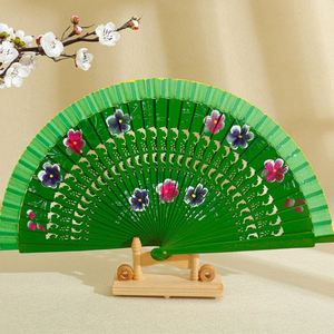 Abanico Plegable de Madera de 23*42 cm, Regalo Empresarial, Decoración, para Hombres, Mujeres y Niñas, con Diseño de Modelo para Todos - Product Image 5