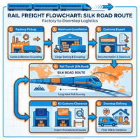 Expédition ferroviaire DDP OOG Chine vers Royaume-Uni, France, Pologne, Allemagne, Italie, Espagne, Pays-Bas, agent maritime, livraison par camion