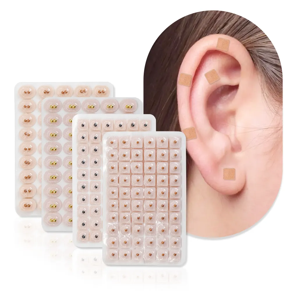 מותג פרטי אוזן עיסוי זרעי בריאות טיפול מגנטי אקופרסורה אוזן חרוזים