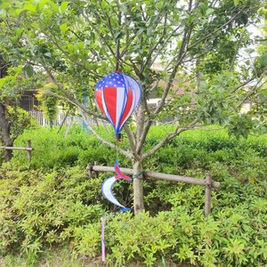 Vente en gros de ballons à <span class=keywords><strong>air</strong></span> chaud ornements avec drapeau national américain design moulin à <span class=keywords><strong>vent</strong></span> spirale <span class=keywords><strong>vent</strong></span> pour la décoration de jardin à la maison - Product Image 5