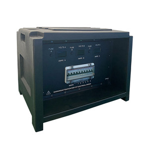 Boîtier de distribution d'alimentation étanche empilable 6U Sortie POWERCON 20A avec voyants lumineux - Product Image 2