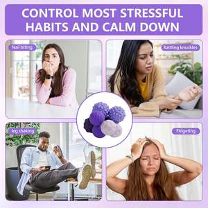 ของเล่นฟิดเจ็ต 8 ชิ้น ลูกบอลแม่เหล็กบรรเทาความเครียด กล่องเก็บซิลิโคน ของเล่นเด็ก ช่วยผ่อนคลายมือกระสับกระส่าย บรรเทาความวิตกกังวล - Product Image 6