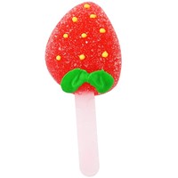 Confiserie Bonbons Offre Spéciale En Forme De Fraise Doux Bonbons Gommeux Sucette Usine personnalisé en gros