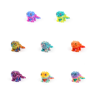 Vashine 3D Imprimé PLA Coloré Amical Barbu Dragon Jouet Flexible Cristal Animal 3D Dragon Enfants Cadeau Décoration <span class=keywords><strong>Action</strong></span> - Product Image 4
