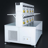 Système de test d'âge des batteries pour chargeurs de VE AC, pour bornes de recharge, conception modulaire en blocs, roulettes mobiles, haute efficacité, réduit les coûts de fabrication