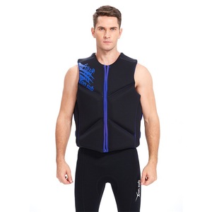 <span class=keywords><strong>Gilet</strong></span> de sauvetage épais à haute flottabilité en EPESBR pour adultes, grande taille, pour la pêche, les jet-skis, le ski nautique, résistant aux chocs, sans manches - Product Image 5