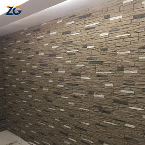 ZGSTONE un panneau pierre de Culture artificielle Pu Faux champignon pierre placage panneau mural latte pour l'aménagement paysager - Product Image 6
