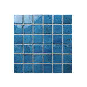 Foshan-Superficie de inyección de tinta de fábrica, mosaico cuadrado esmaltado de 48x48mm, color verde turquesa, azulejo de <span class=keywords><strong>piscina</strong></span> de cerámica, 300 mm - Product Image 6