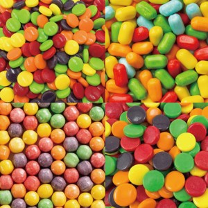Marque personnelle personnalisée Offre spéciale <span class=keywords><strong>Bonbons</strong></span> gommeux croquants aux fruits ronds - Product Image 1
