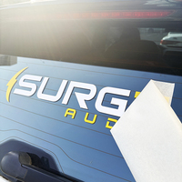 Autocollant de fenêtre personnalisé imperméable et résistant aux intempéries avec logo de marque, autocollant de transfert pour voiture multicolores personnalisé pour la décoration de voiture