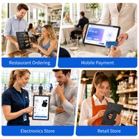Tableta Comercial Android 16 de 10.95 Pulgadas, GMS, 4GB, 64GB, 1920X1200, Pantalla Táctil, para Catálogo de Productos y Ventas en Tiendas