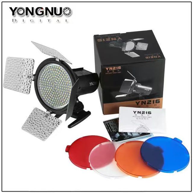 Yongnuo Yn216 Light Emitting Diode Video Lamp - Color Continuous Video Camera Lamp for Photography Studio - Fill Light