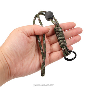 Sangle de poignet anti-perte avec mousqueton et porte-clés, boucle ronde pour <span class=keywords><strong>le</strong></span> camping, la randonnée et les voyages - Product Image 4