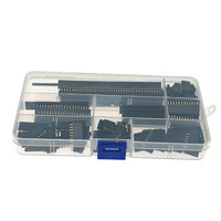 Connecteur femelle à une rangée, boîtier 2,54 mm, kit combiné pour carte, 120 pièces, 4/6/8/10/12/16/20/40 broches