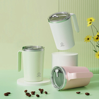 Tasse de mélange automatique portable magnétique de 350ml avec logo personnalisé, charge USB avec couvercles, tasse à café à agitation automatique pour le voyage