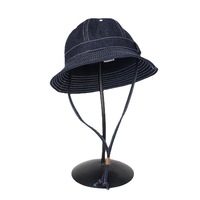 Chapeau de pêcheur en coton 100% avec bouton, couture en dôme, bandeau réglable, protection contre le vent, corde, pare-soleil d'hiver
