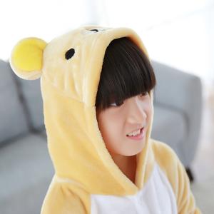 Pyjama une pièce en flanelle avec fermeture éclair sur les hanches pour les enfants - Product Image 3