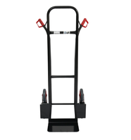 Chariot à main à plateforme à 6 roues robuste pour monter les escaliers, cadre en métal pliable, chariot de transport OEM