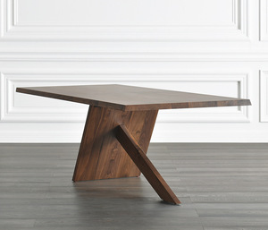 Nuovo Tavolo da Pranzo Allungabile in Legno Massello di Noce Nero Nordamericano, Design Moderno Minimalista Italiano WMJ - Product Image 5