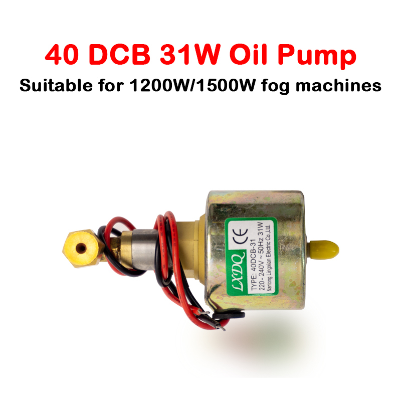 Fog Machine Oil Pump Replacement - 40DCB 31W For 900-1500W Fog Machines