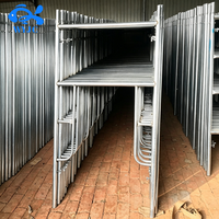 Système de cadre en acier galvanisé moderne, plateforme d'échafaudage mobile de type H, fabricant de Cuplock pour la construction en béton dans les hôtels