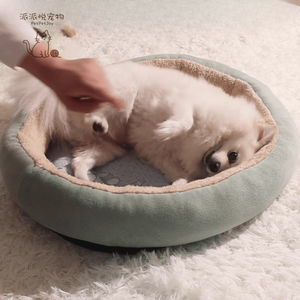 ที่นอนสัตว์เลี้ยง PetPetJoy รุ่น PB-A2 ทันสมัย แข็งแรง ทนทาน เป็นมิตรกับสิ่งแวดล้อม ทำจากผ้าฝ้าย 100% บรรจุฟองน้ำทรงสี่เหลี่ยม สำหรับฤดูร้อน ให้ความเย็นสบาย เหมาะสำหรับแมวและสุนัข ใช้ได้ทุกฤดู - Product Image 5