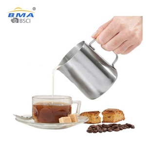 Café <span class=keywords><strong>motta</strong></span> sac cruche en acier inoxydable personnalisé latte art lait mousseur à lait pichet bec pointu - Product Image 5